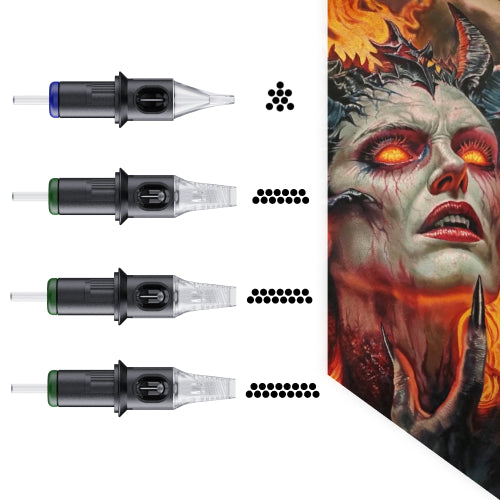 Cover-Up & Color Packing Tattoo Cartridge Set