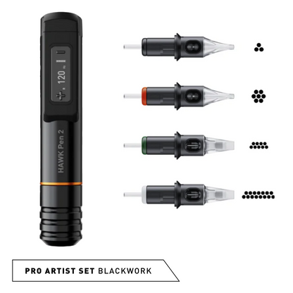 Hawk Pen 2 | Pro Artist Set — Blackwork