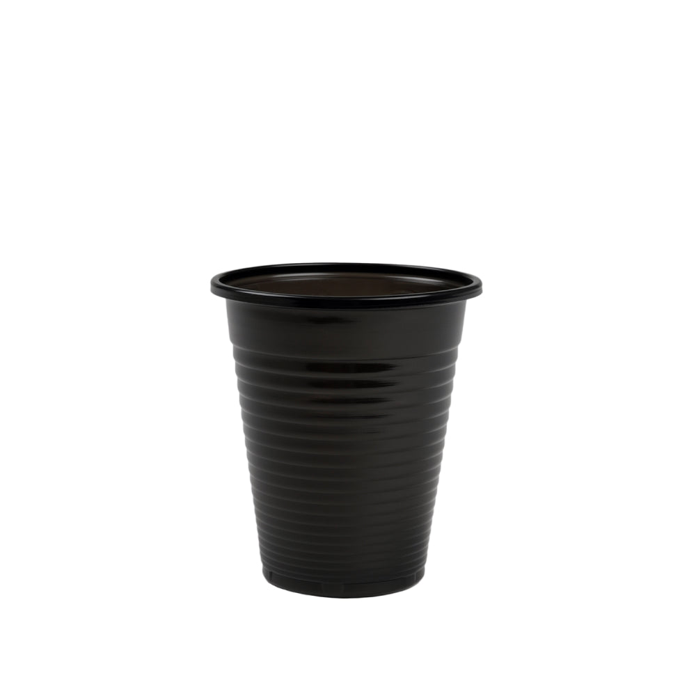 Vasos de Plástico Negros (100 unidades)